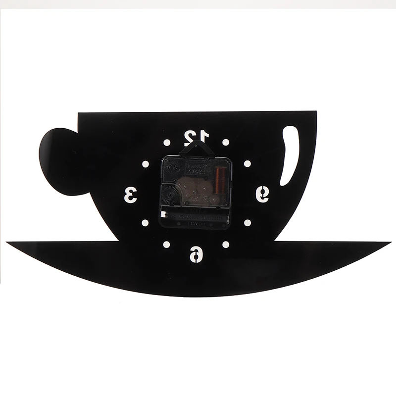 3D DIY настенные часы декоративные для кофе зеркальные наклейки креативные