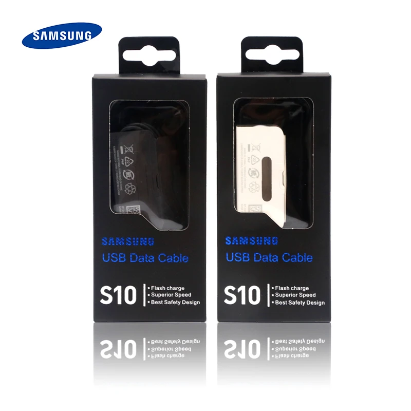 Оригинальный кабель для быстрой зарядки Samsung S10 передачи данных типа C Galaxy S9 S8 Plus