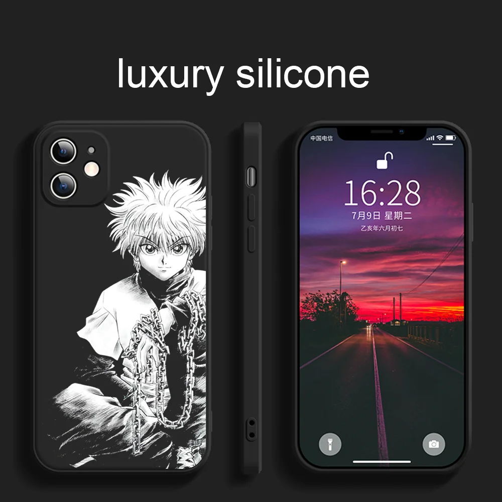 

Hisoka Anime for Iphone 11 Pro Case Hunter X Hunter Killua Soft Shell for Iphone 12 Pro 7 8 11 Plus Mini X Xs Xr Pro Max Cover