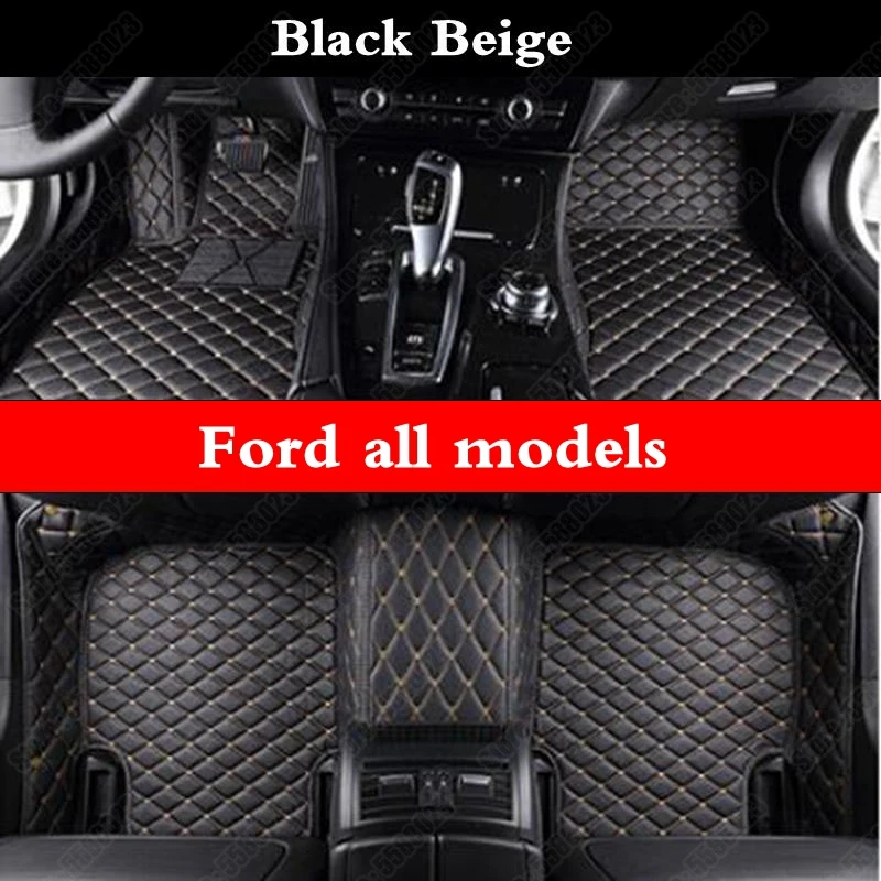 Автомобильные Коврики для Ford C max Tourneo F 150 Ranger Raptor Everest Edge Kuga Focus Mondeo Fiesta Mustang S Explorer