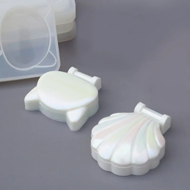 Handmade Cat Folding Mirror Resin Casting Mold Shell Round Makeup Silicone Epoxy Art Crafts | Украшения и аксессуары