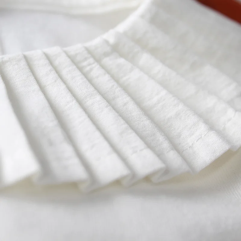 WLG/футболка для маленьких девочек детская Однотонная футболка с длинными