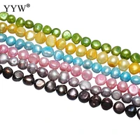 wholesale cultured baroque freshwater pearl beads nuggets 10 11mm 14 5inchstrand 0 8mm hole for diy bracelet necklace jewelry