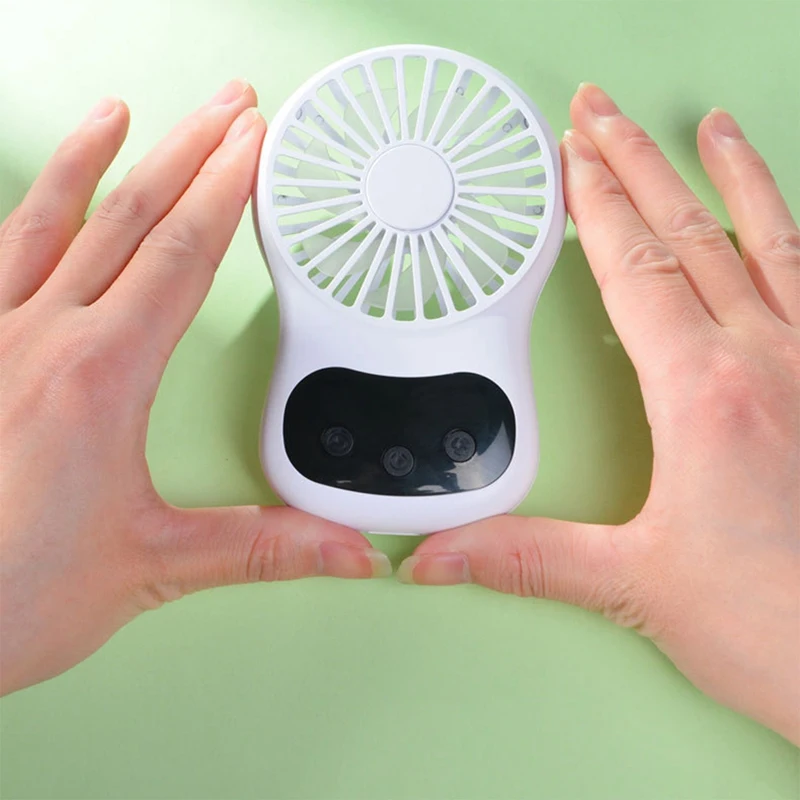 USB вентиляторы дисплей времени ручной перезаряжаемый Настольный вентилятор
