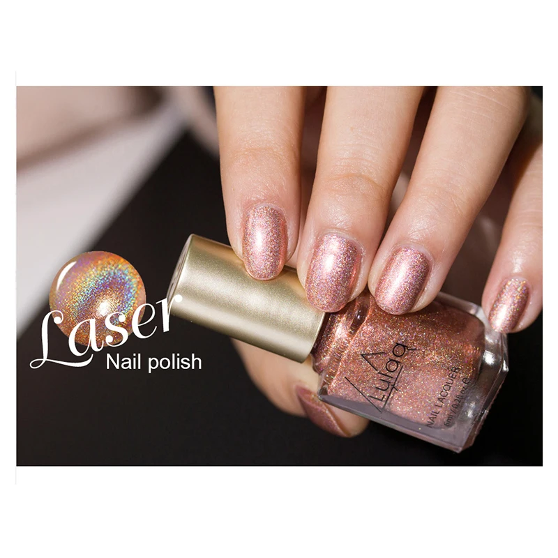 Лак для ногтей Быстросохнущий без выпечки микро клей запаха яркий лак 6 цветов на