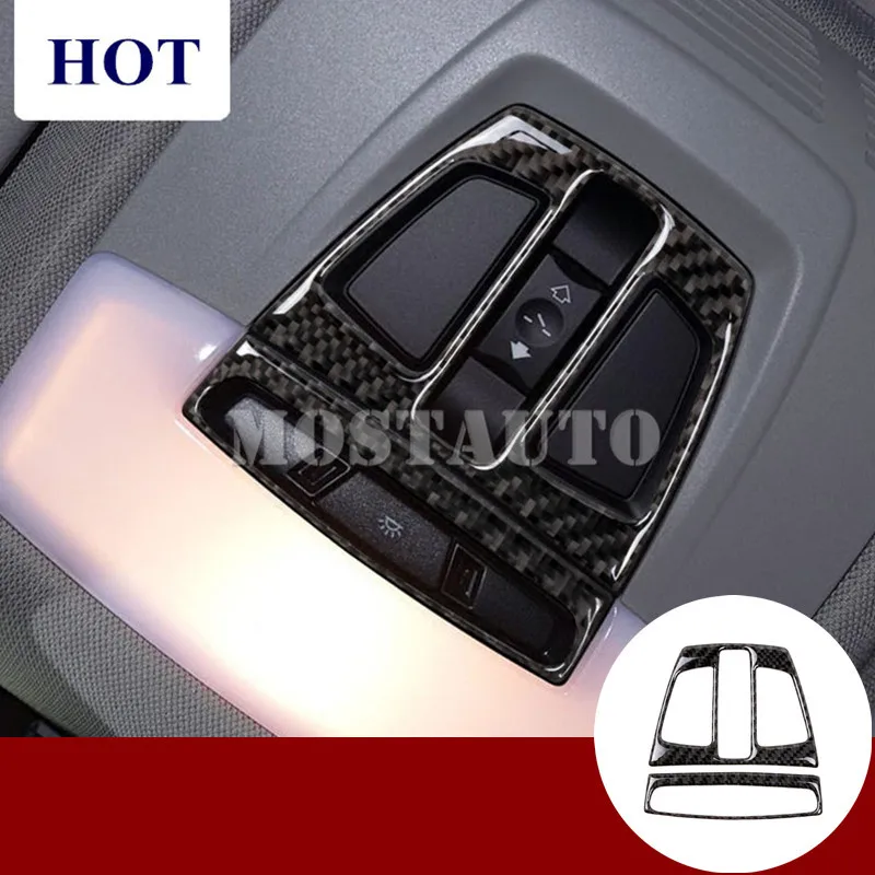 

Для хэтчбеков BMW серий 1 F20 F21 углеродного волокна крыши спереди чтение светильник крышка 2012-2019 2 шт. автомобильные аксессуары интерьера автом...