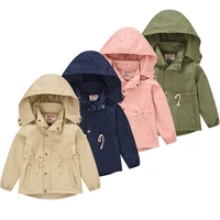2021 new baby boy girl jackets children autumn windbreaker casual hooded coats outdoor for boys girls kids outerwear clothing