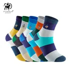 Высокое качество PIER POLO брендовые зимние хлопковые мужские носки с вышивкой, деловые Повседневные носки, мужские Разноцветные носки, оптовая продажа, размер 39-45
