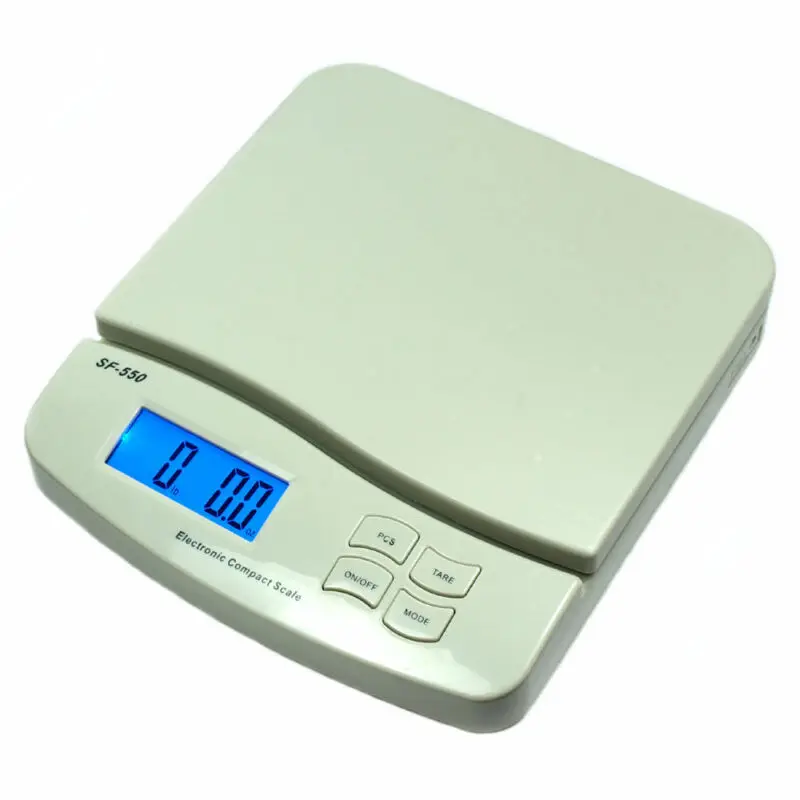 

66 LB x 0.1 OZ / 30 KG x 1g Digital Postal Scale Shipping Scale White