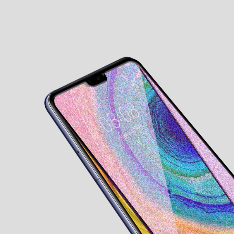 Матовое закаленное стекло с защитой от синего света для Huawei Mate 30 фиолетовое
