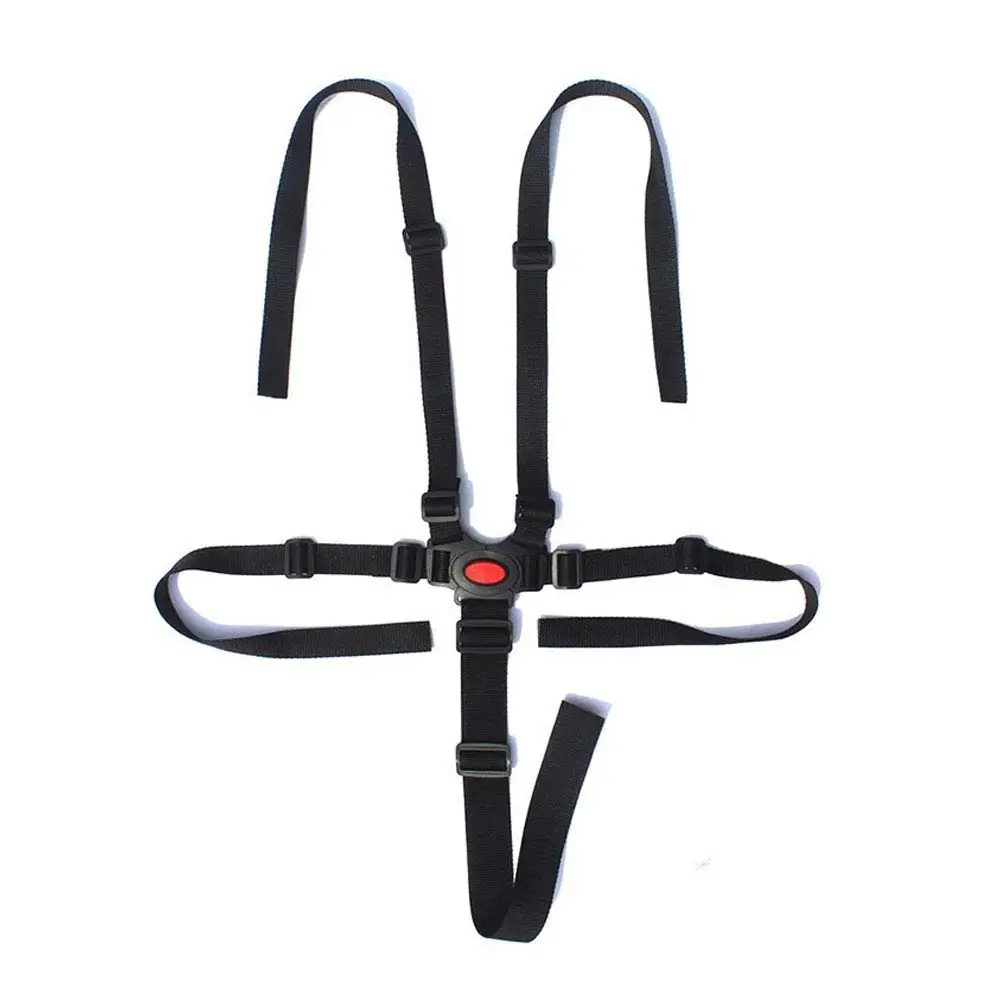 

Safety Buggy Pram 5 Points Stroller Harness Dining Kids Seat Belt Riser High Chair Buckle Baby Universal Pushchair
