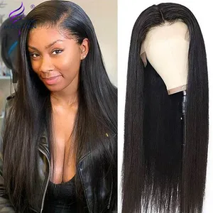 Современный показ бразильский 13  6 кружевной передний парик из человеческих волос, объемный волнистый парик для черных женщин, предварительно выщипанный Прозрачный HD кружевной парик Remy