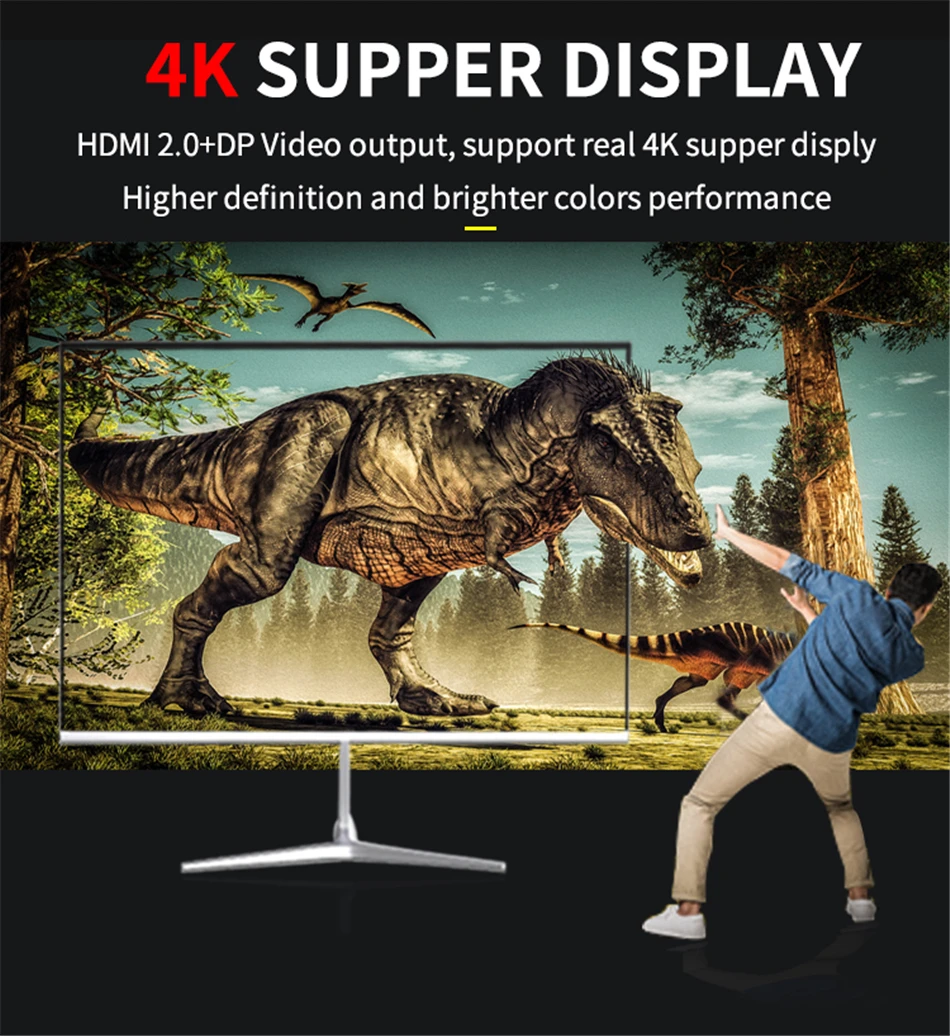 Intel мини игровой компьютер i3 9100F i5 9400F Gigabyte Nvidia GTX1050TI 4G Windows 10 Настольный компьютер 2 HDMI 2,0 1* DP 1* DVI