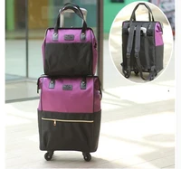 women trolley backpack carry on luggage bags women wheeled bags rolling backpack travel trolley bags on wheels trolley suitcase