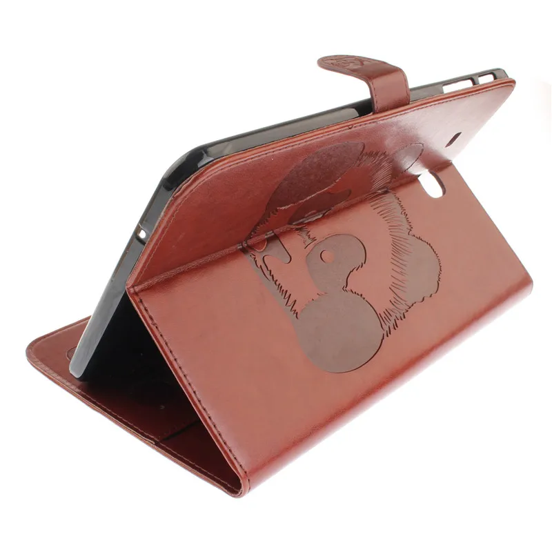 Новинка 2017 чехол из искусственной кожи с 3D рисунком панды для Samsung Galaxy Tab E 9. 0 T560 T561