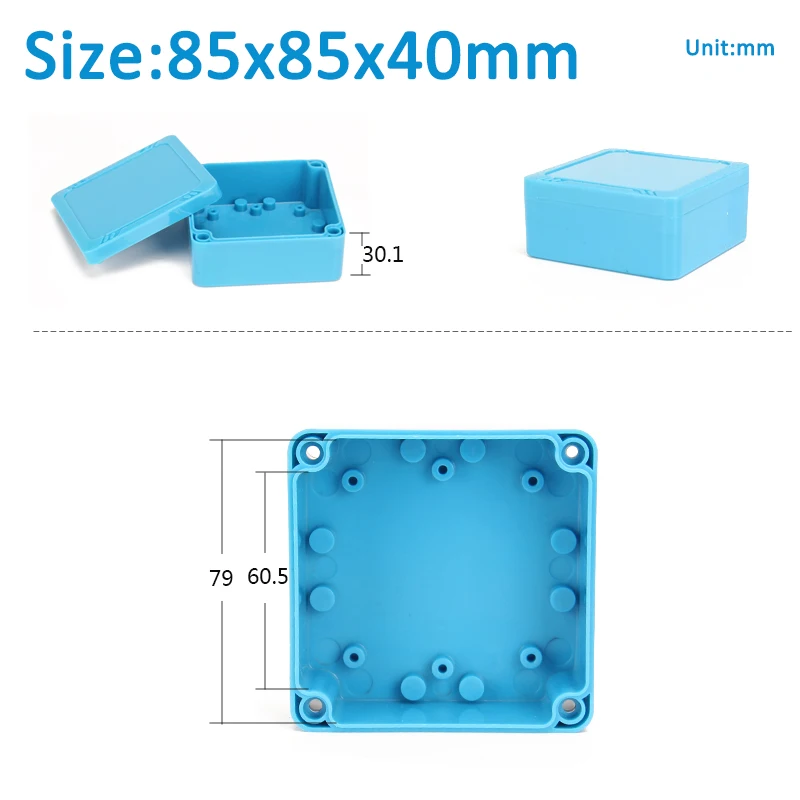 

Синий водонепроницаемый ящик для инструментов ABS Y type waterproof enclosure