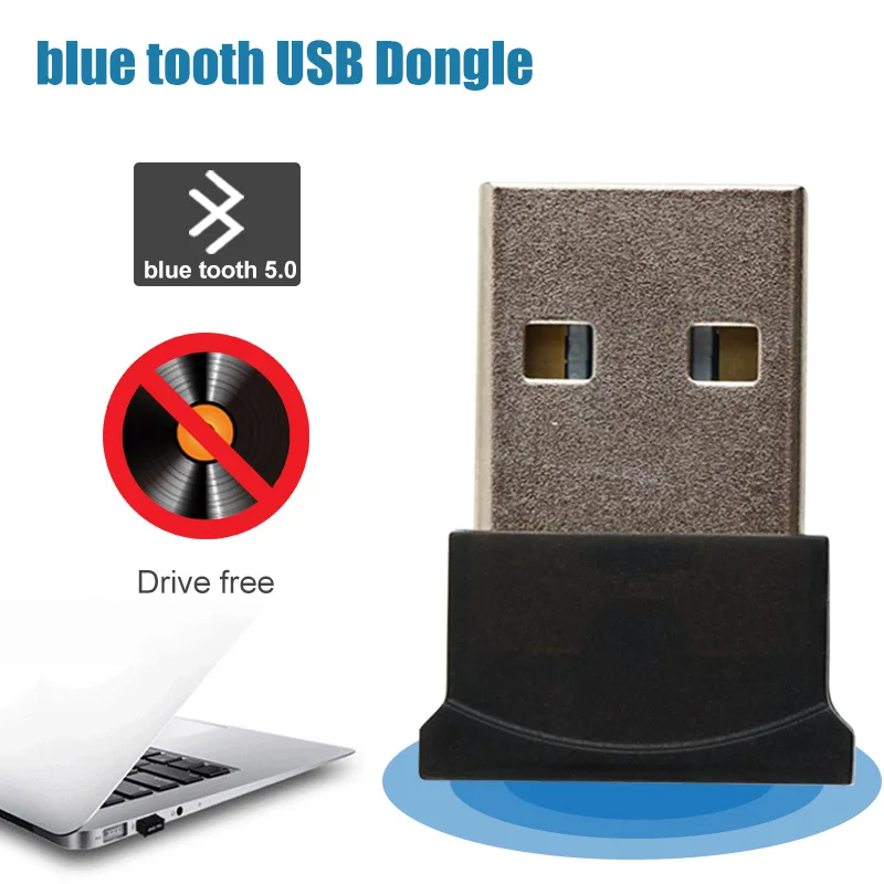 Адаптер usb для bluetooth 4 0 наушники компьютера ПК динамик автомобильный аудиоресивер