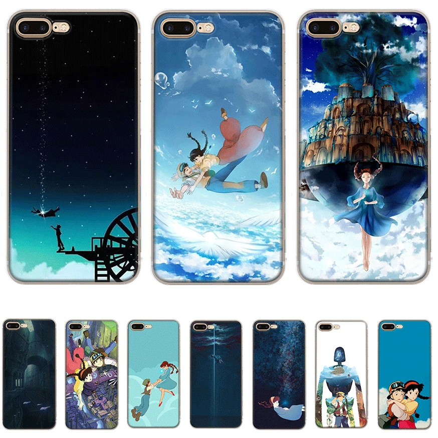 Мобильный телефон чехол для iPhone 11 Pro XR X XS Max 7 8 6 6s Plus 5 5S SE Laputa Castle In The Sky Shell |