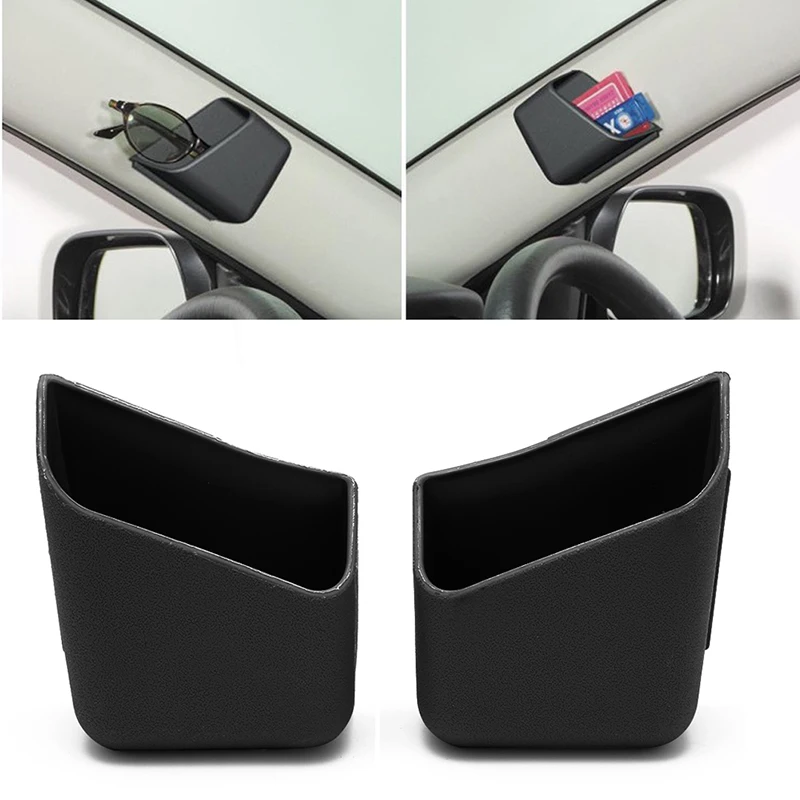 

2pcs Car Organizer Auto Truck Pillar Storage Box Cigarette Phone Glasses Card Holder Organizers Bag Car Styling Accessories