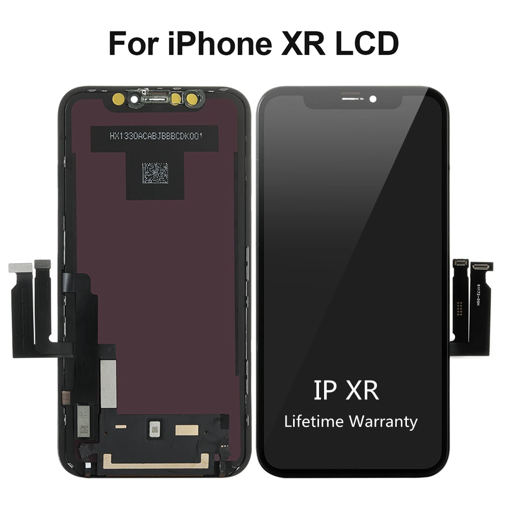 2 шт. AAA +++ ЖК-дисплей для iphone XR ЖК-дигитайзер в сборе закаленное стекло | Мобильные
