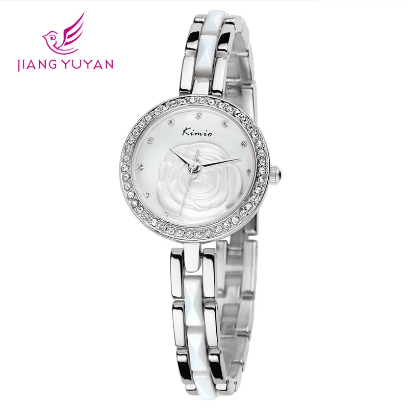 

2020 New Brand Women Rhinestone Watch Fashion Casual Stainless Steel Strap Simple Quartz Women Watch LadiesGift RelogioFeminino