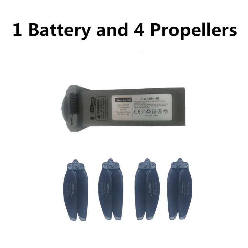 

UAV Fast-F4 GPS Drone Spare Parts Battery Propellers 32G SD Card Blade Accessories