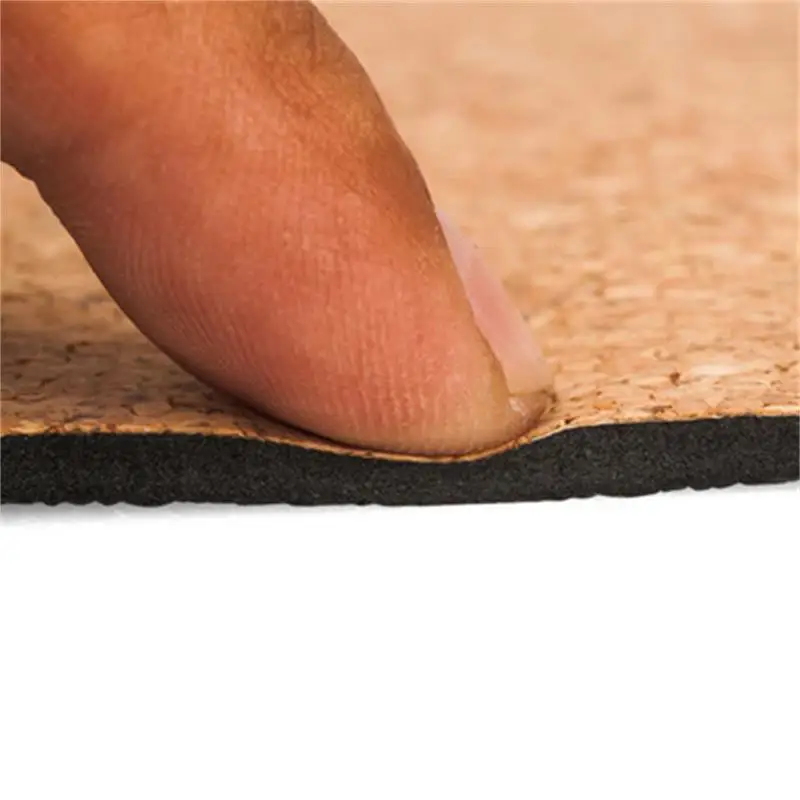 

183cm*68cm*5mm Natural Cork TPE Yoga Pad Non-slip Pilates Gym Home Sports Exercise Mats Double Layer Yoga Pad
