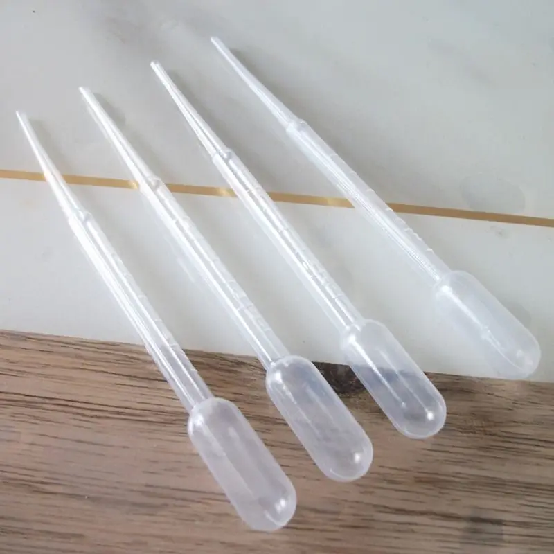 

100Pcs 3ML Plastic Transfer Essential Oil Resin Droppers Disposable Jewelry Tool