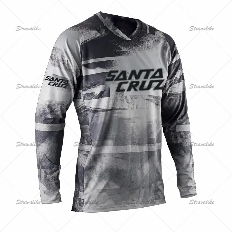 

SANTA CRUZ MTB Motocross Jersey Bicycle Mountain Downhill Bike Long Sleeve Enduro Racing Shirts Cycling Jerseys DH Offroad FXR