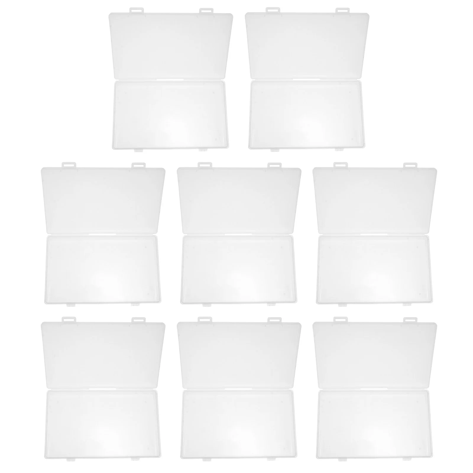 

8Pcs Plastic Storage Boxes Household Jewelry Boxes Screws Organizing Container