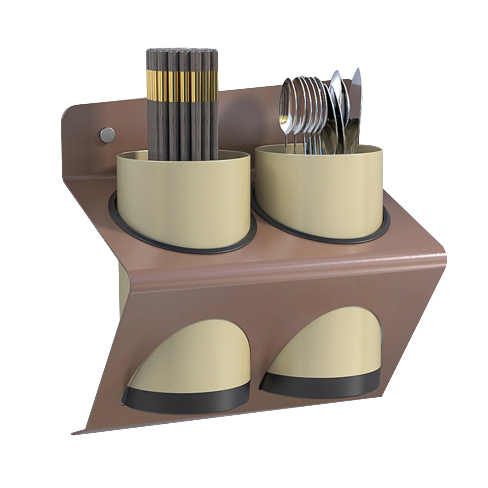 

Chopstick Organizer Set 201 Stainless Steel Cutlery Caddy Tableware Draining Rack Stand C66