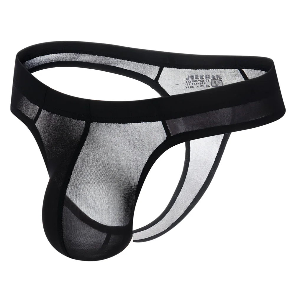 Бикини JOCKMAIL мужское ультратонкое пикантное нижнее белье для геев однотонные