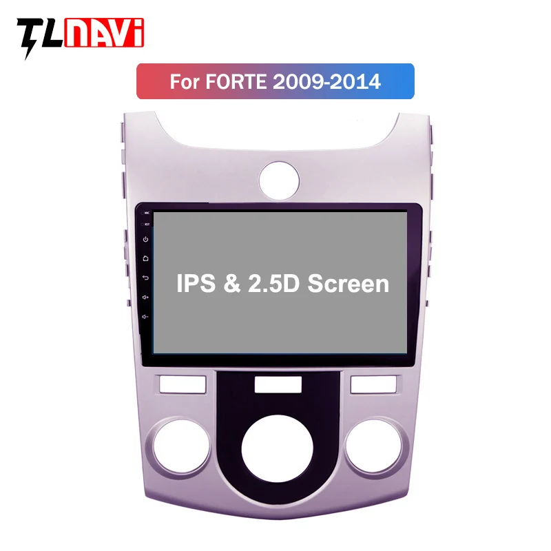 9 дюймов Android ips 2.5D автомобильный DVD gps для KIA Forte Cerato 2008- Автомобильный Радио gps навигационный головное устройство Встроенный Wi-Fi - Цвет: IPS 2.5D  (Model 2)