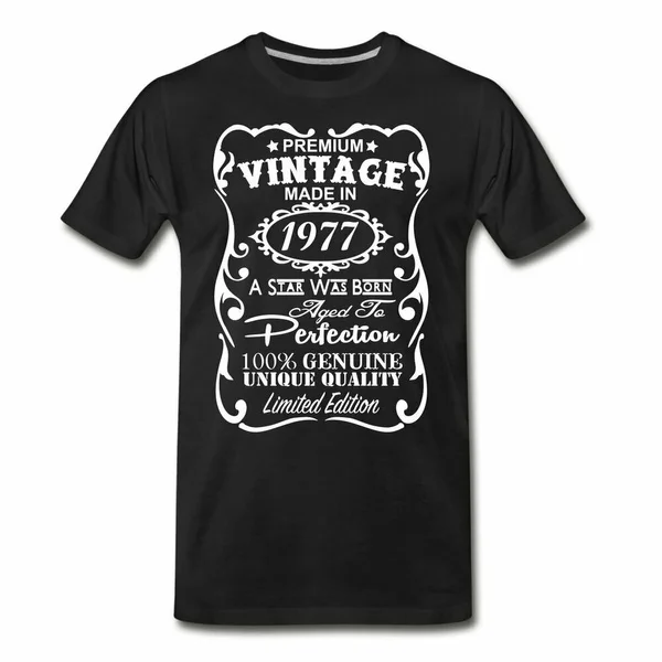

Birthday Birth Year 1977 Vintage Men's Premium T-Shirt