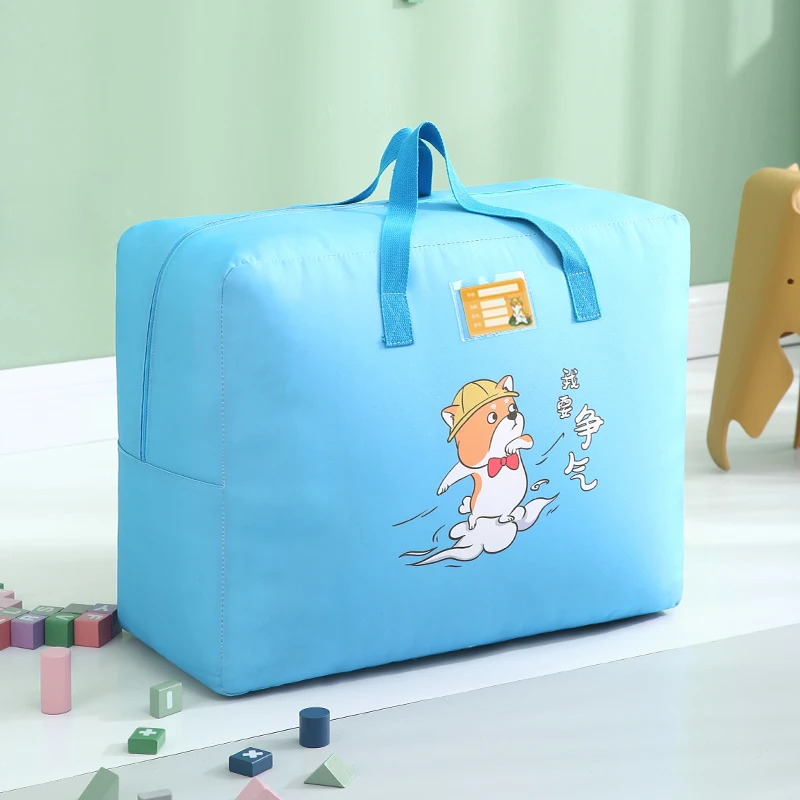 

Портативный чемодан, тканевая сумка для хранения, сумка для отделки одежды, Пыленепроницаемая и влагостойкая ткань Оксфорд, детское мультя...