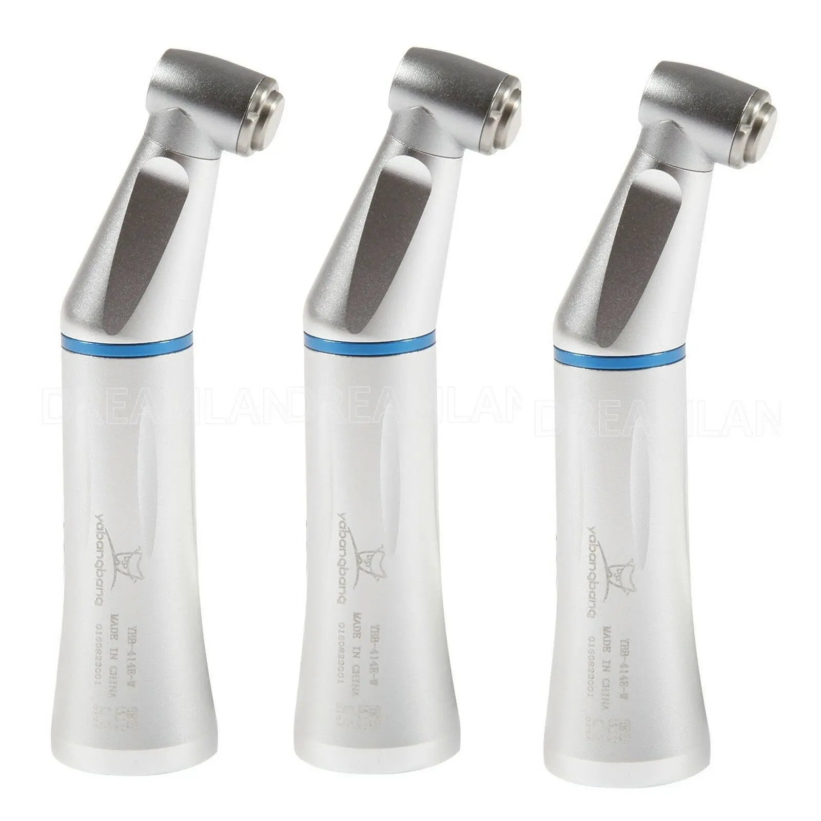 

3 New NSK Dental Low Speed Contra Angle Handpiece Push Button Inner Water Spray