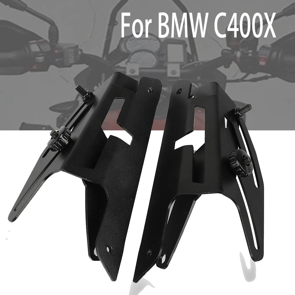 

Motorcycle Accessories Aluminum HandGuard Shield Hand Guards Windshield Front Windshield Adjusting Bracket For BMW C400X C 400X