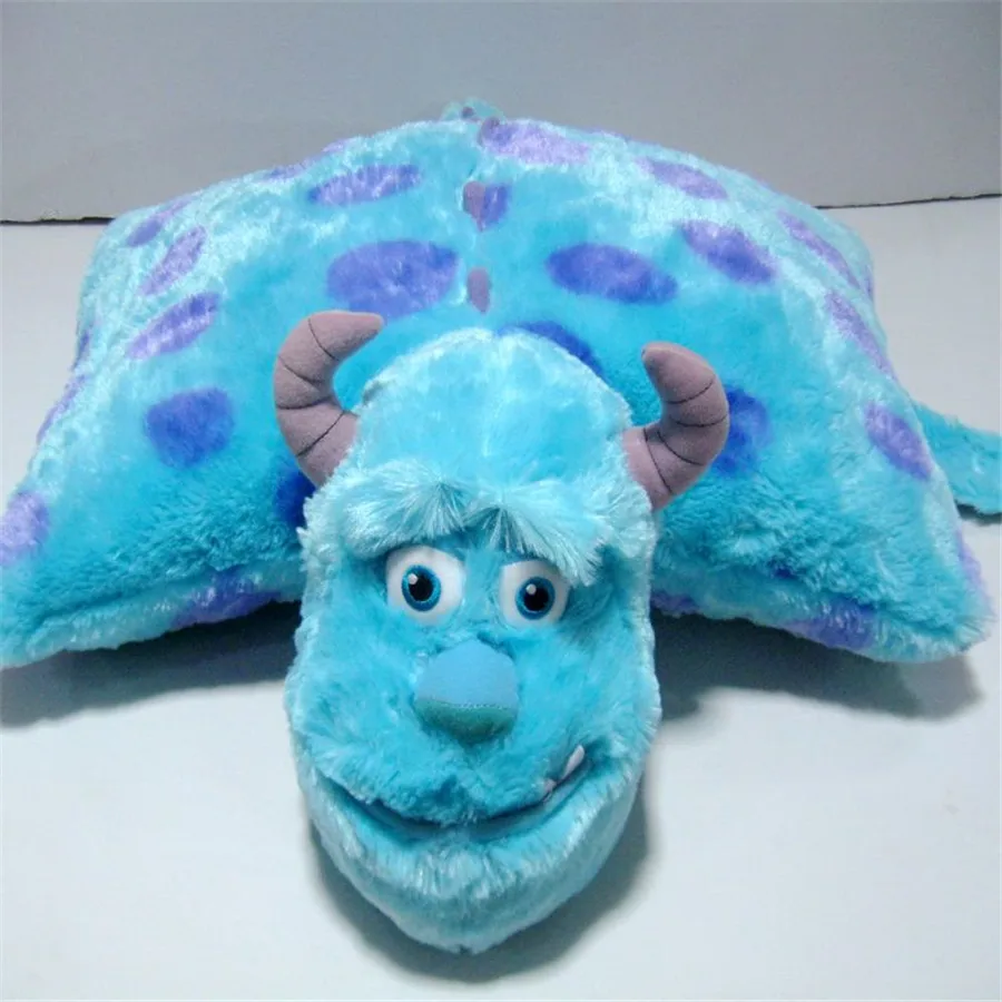 

1piece Monsters Inc Monsters University Sulley Sullivan Plush Pillow Multipurpose Folded Cushions 35*50CM Cute Soft Toys