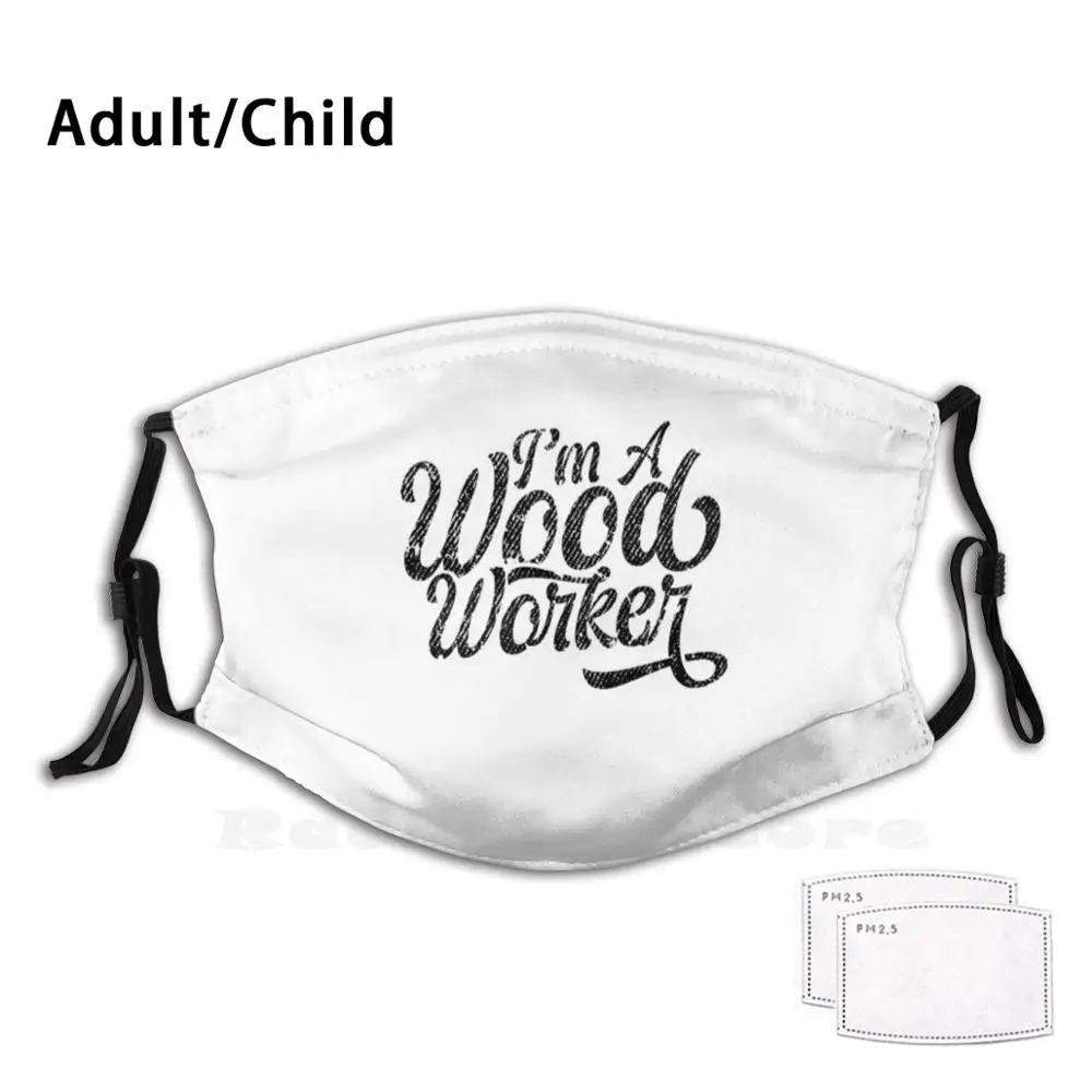 Я никогда раньше не плотник для взрослых и детей против пыли фильтр Diy маска