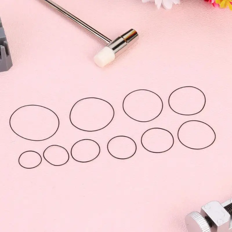 200pcs Waterproof 0.5mm/0.6mm/0.7mm O-Ring Watch Back Seal Cover Gaskets Watch Repair Tools Hot sale dropshipping