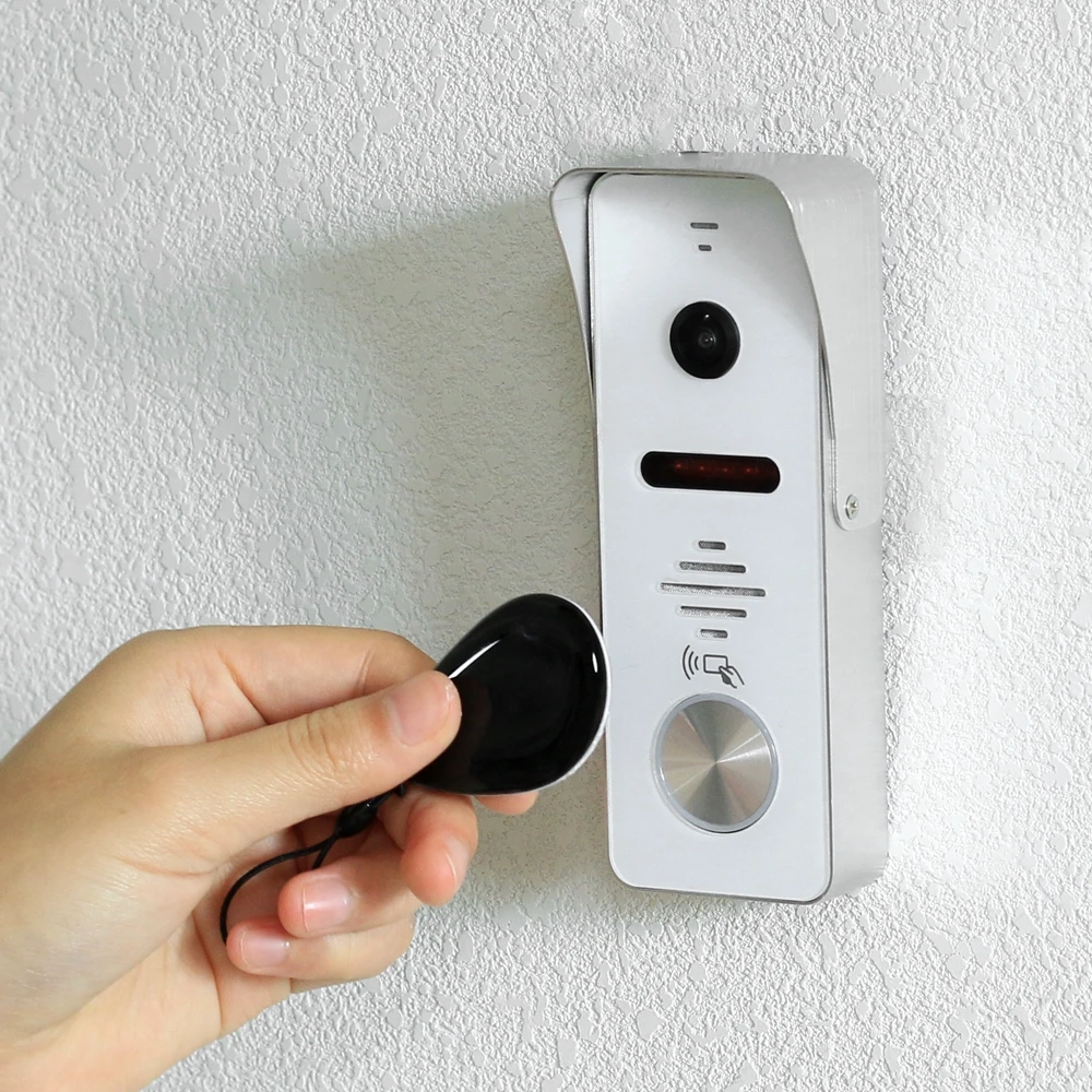 Видеодомофон HomeFong для дома Домашний домофон с 7 дюймовым монитором 1200TVL проводная