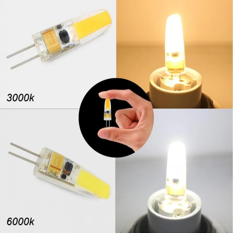 Новый светодиодный G4 G9 E14 3 Вт 6 светильник лампочка переменного тока DC 12V 220V