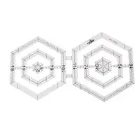 Нескользящие лоскутного шитья линейка 5 дюймов, 5 дюймов, 2-1/2in. X 12-1/2in, " X 18", 5,5 ''X 16'', 6 ''X 12'' линейка для лоскутного шитья инструменты дюймовая линейка