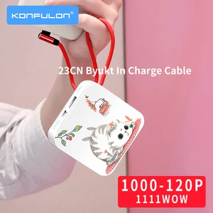 10000 mah power bank cute power bank for mobile phone external battery 10000 mah slim powerbank for iphone12 xiaomi huawei free global shipping