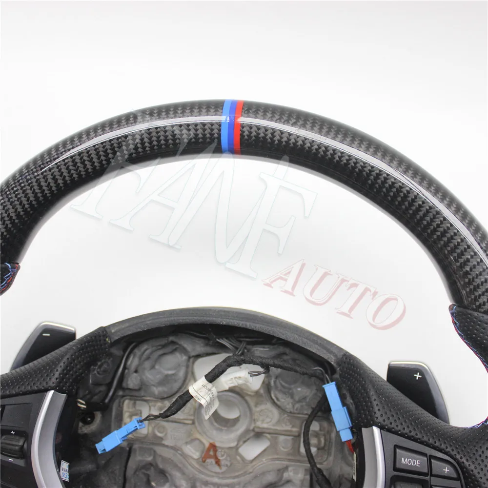 Сменное рулевое колесо из углеродного волокна с кожаным покрытием для BMW F20 F21 F30 F31