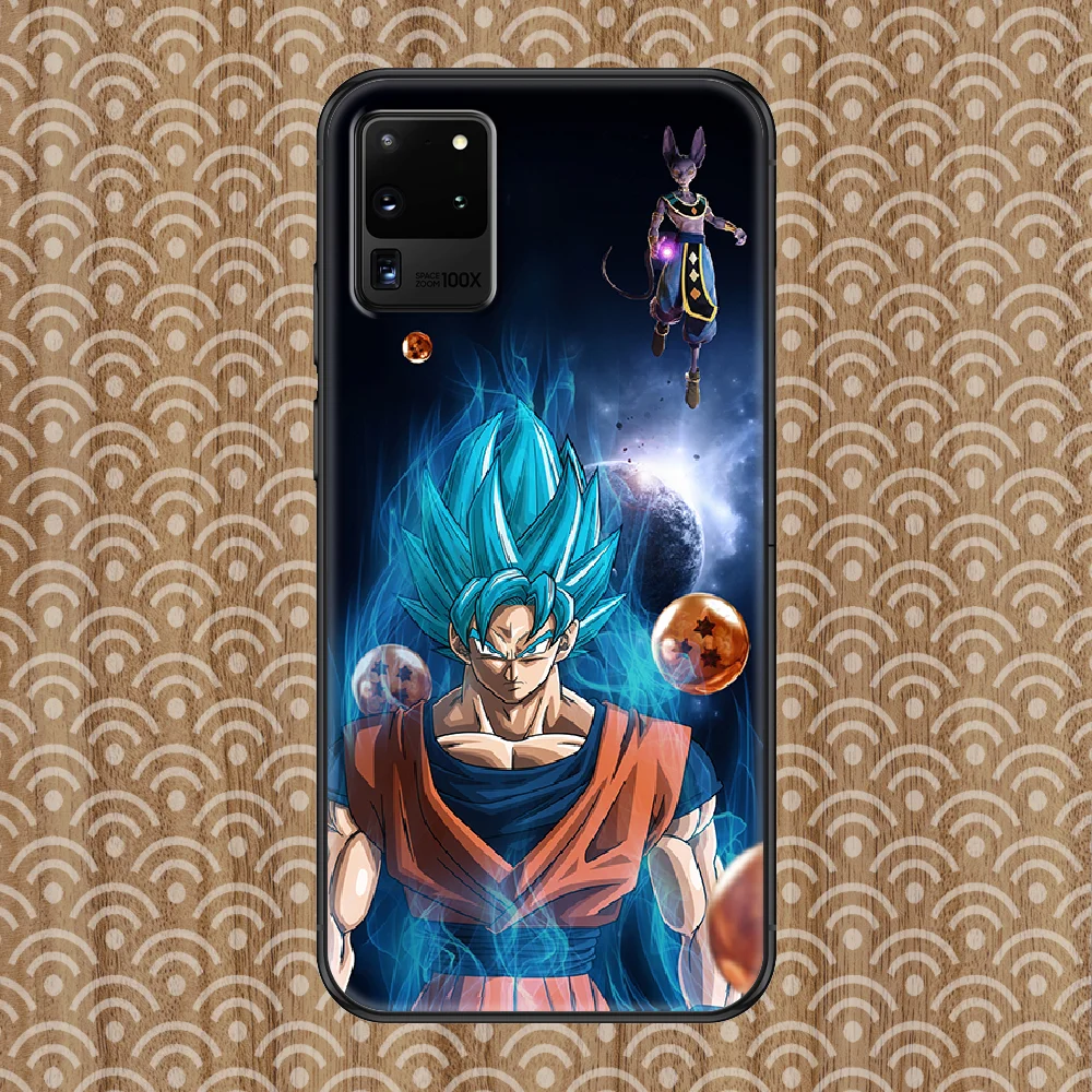 

D-Dragons Balls Gokus Phone case For Samsung Galaxy Note 4 8 9 10 20 S8 S9 S10 S10E S20 Plus UITRA Ultra black art coque trend