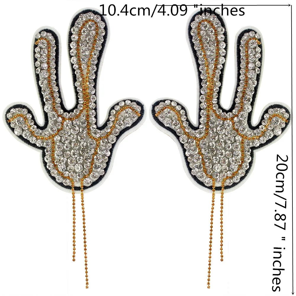 Милая Цепочка с кристаллами украшенная бусинами аппликация Стразы в виде