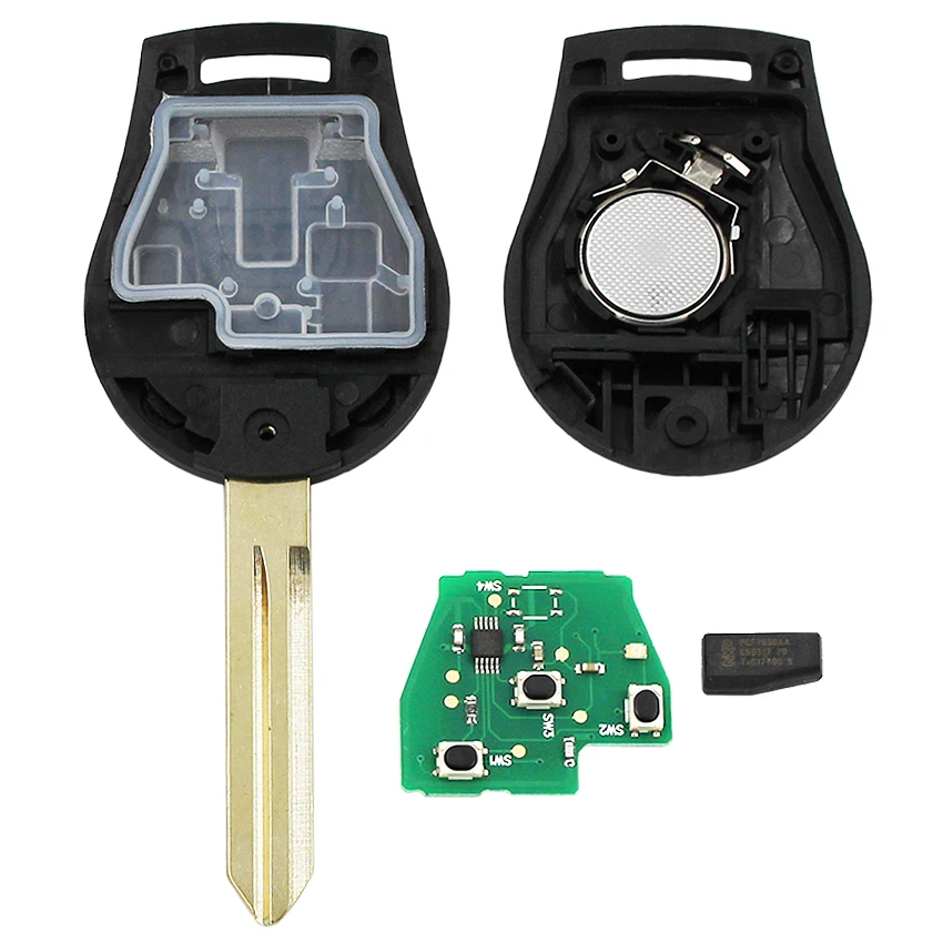 3 кнопочный дистанционный Автомобильный ключ 433 МГц чип ID46 идентификатор FCC: CWTWB1U761