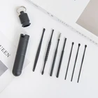 Инструмент для удаления ушного воска, многоразовый прибор для чистки ушей из АБС-пластика, Весенняя ложка, ухочистка