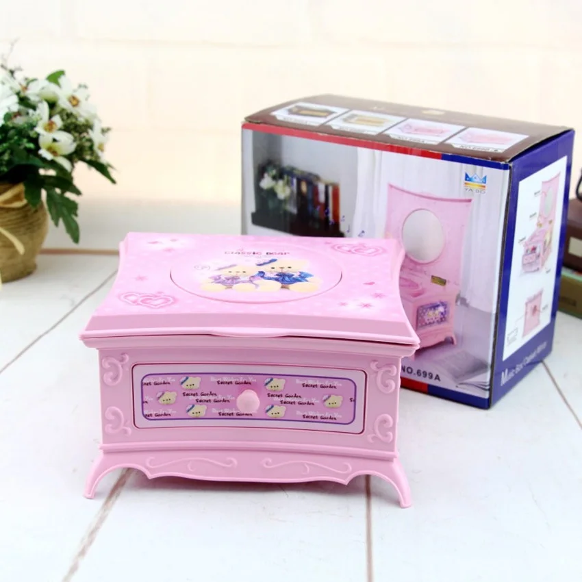 Креативная музыкальная шкатулка для украшений в стиле ретро|Музыкальные